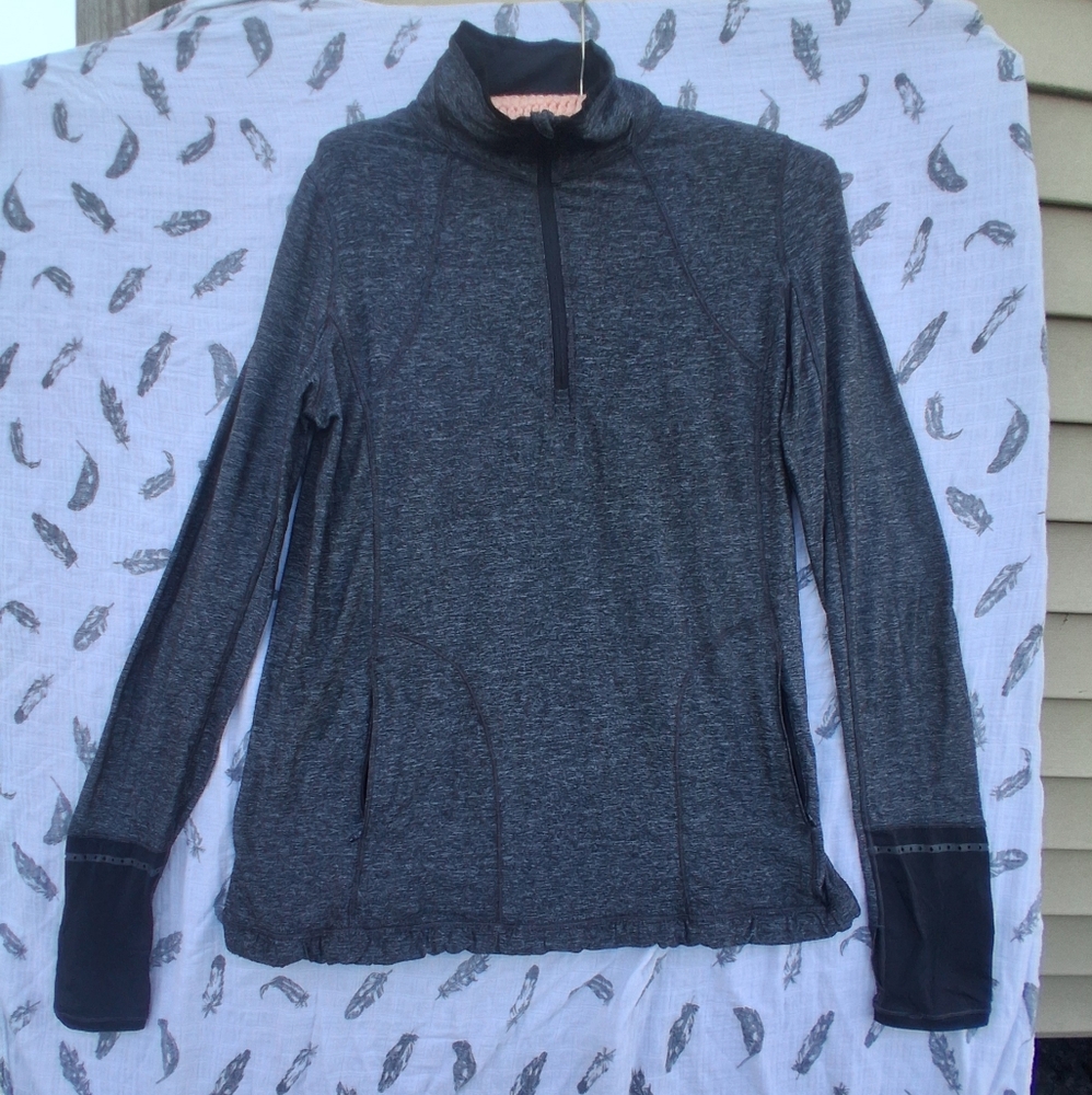 lululemon athletica Charcoal Cowl Neck Sweater